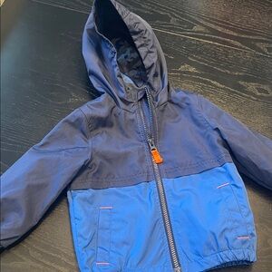 Carter's Navy and Blue Hooded windbreaker